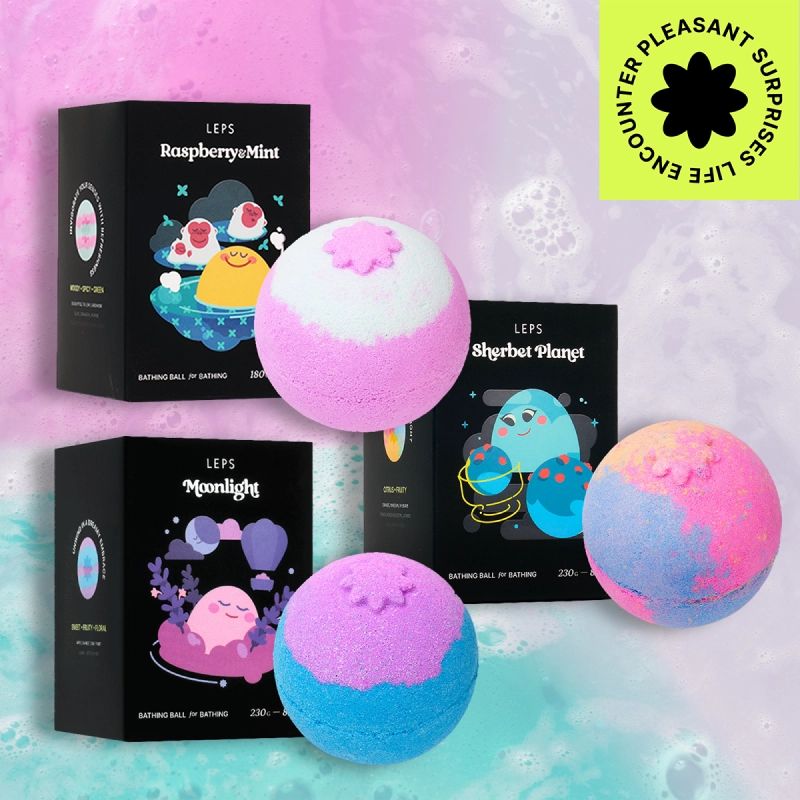 Bubble Bath Bomb Set 3EA