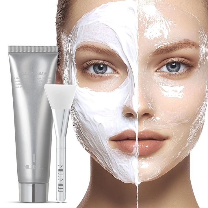 COLLAPY 3D Peel-off Collagen Face Mask + Silicone Brush Skin Repair
